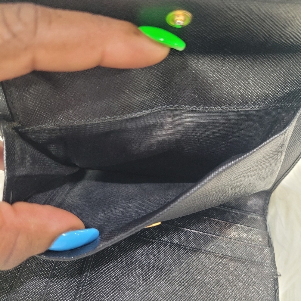 🖤▪️PRADA ▪️black Saffiano leather wallet - Picture 3 of 6